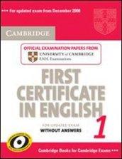 Cambridge first certificate in english. For updated exam. Student's book. Per le Scuole superiori: 1