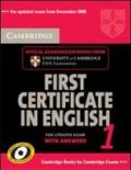 Cambridge first certificate in english. For updated exam. Student's book. With answers. Per le Scuole superiori. 1.