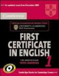 Cambridge first certificate in english. For updated exam. Self-study pack. Con CD Audio. Per le Scuole superiori. 1.