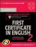 Cambridge first certificate in english. For updated exam. Student's book. With answers. Per le Scuole superiori: 2