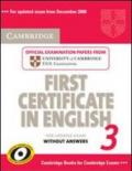 Cambridge first certificate in English for updated exam. Student's book. Per le Scuole superiori: 3