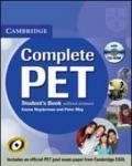 Complete PET Student's Book without answers with CD-ROM