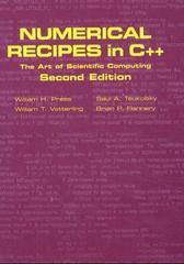 Numerical Recipes in C++: The Art of Scientific Computing