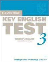 Cambridge key English test. Per le Scuole superiori. 3.