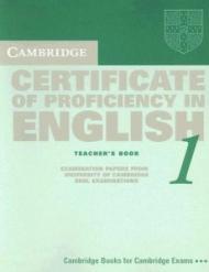 Cambridge Certificate of Proficiency in English 1: Examination Papers from the University of Cambridge Local Examinations Syndicate