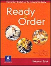 Ready to order. Student's book. Per le Scuole superiori