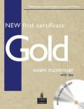 NEW FIRST CERTIFICATE GOLD EXAM MAXIMISER WITH KEY WITH AUDIOCD SET