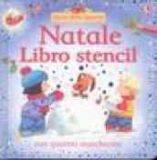 Natale. Libro stencil