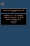 Dilemmas of Engagement: Evaluation and the New Public Management