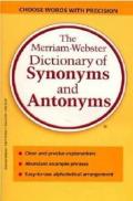 MERRIAM WEBSTER DICTIONARY OF SYNONIMS AND ANTONYMS