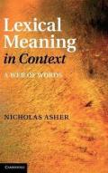 Lexical Meaning in Context: A Web of Words