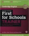 First for schools trainer. Six practice tests. With answers. Con espansione online