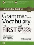Cambridge grammar for first certificate. With answers. Con CD Audio. Con espansione online
