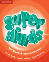 Super minds. Level 4. Workbook. Per la Scuola elementare. Con e-book. Con espansione online