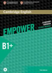 Cambridge English Empower Intermediate Workbook without Answers with Downloadable Audio