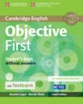 Objective First. 4th Edition. Student's Book without answers. Con CD-ROM