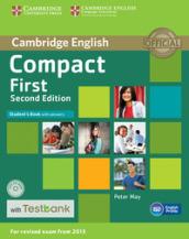 COMPACT FIRST - STUDENT'S BOOK + KEY + CD ROM +TEST BANK SECOND EDITION