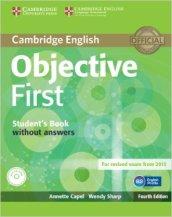 Objective first certificate. Student's book. Without answers. Con CD-ROM. Con espansione online