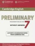 ESOL CAMB. PET 7 STD WO/A