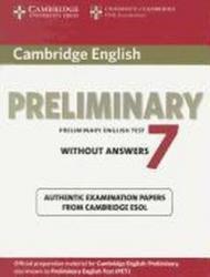 ESOL CAMB. PET 7 STD WO/A