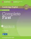 Complete First. Teacher's Book. Con CD-Audio