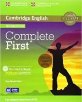 Complete FIRST. Student's book without answers and Workbook without answers. Per le Scuole superiori. Con espansione online. Con CD-Audio. Con CD-ROM