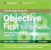 Objective first certificate. Student's book-Test booklet. Without answers. Con CD Audio. Per le Scuole superiori