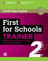 First for schools trainer 2. Student's book with answers, Teachers notes. Per le Scuole superiori