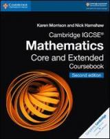 Cambridge IGCSE (R) Mathematics Coursebook Core and Extended Second Edition with Cambridge Online Mathematics (2 Years)