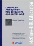 Operations management nella produzione e nei servizi