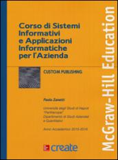 Corso di sistemi informativi e applicazioni informatiche per l'azienda