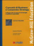 Concetti di business e corporate strategy. Letture per il corso di strategia e politica aziendale