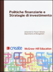 Politiche finanziarie e strategie di investimento