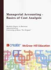 Managerial accounting. Basics of cost analysis