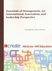 Essentials of management. An international, innovation and leadership perspective