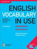 English Vocabulary in Use Elementary Book with Answers and Enhanced eBook: Vocabulary Reference and Practice