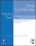 First certificate practice test plus 1 (con chiave + audio cd)