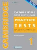 Cambridge First Certificate Practice Tests 1: For the First Certificate in English Examination