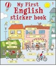 My first english sticker book. Con adesivi