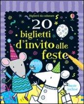 20 biglietti d'invito alle feste