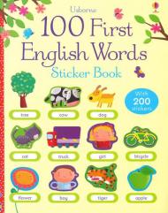 100 First English Words Sticker Book