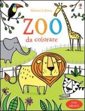 Zoo da colorare. Con adesivi. Ediz. illustrata