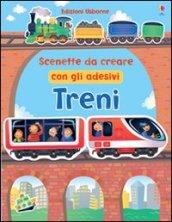 Treni. Scenette da creare con gli adesivi