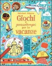 Giochi e passatempi per le vacanze. Con adesivi