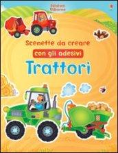 Trattori. Scenette da creare con gli adesivi