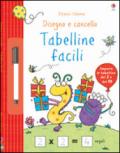 Tabelline facili. Disegno e cancello. Con gadget