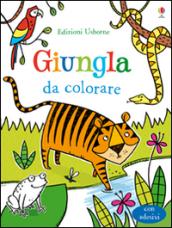 Giungla da colorare. Con adesivi. Ediz. illustrata