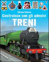 Treni. Costruisco con gli adesivi