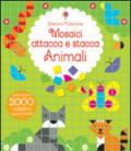 Animali. Mosaici attacca e stacca