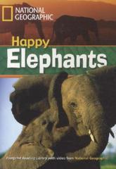 Footprint Reading Library - Happy Elephants (Book w/out DVD): 0